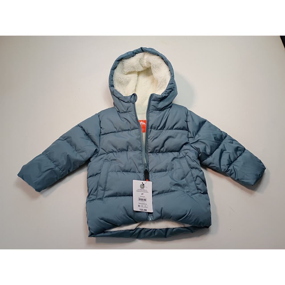 Ozark Trail Toddler Blue Puffer Jacket - Size 2T - NWT
